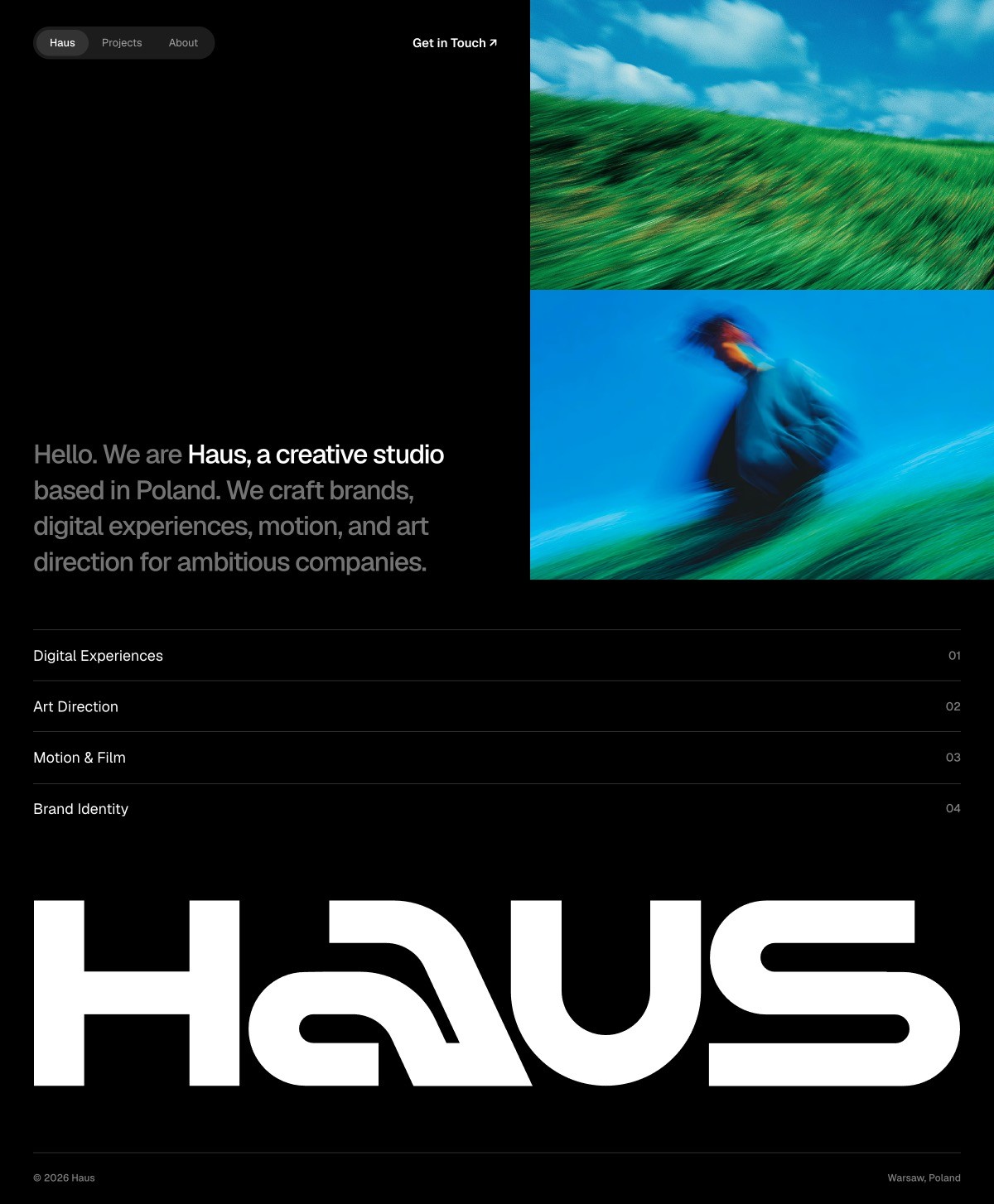 Website preview in the explorations section