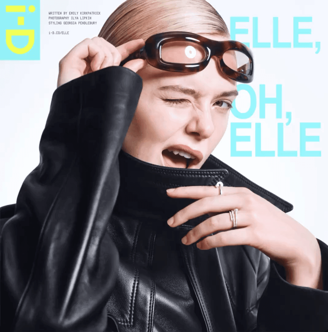 Elle Fanning website made in Framer